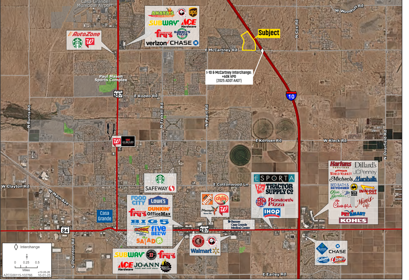 ±61 COMMERCIAL ACRES...
